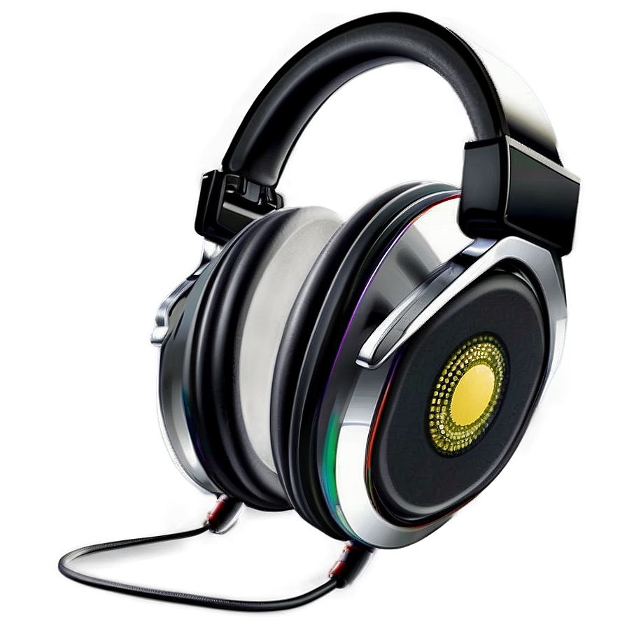 Headphones Silver Chrome Png 60 PNG Image