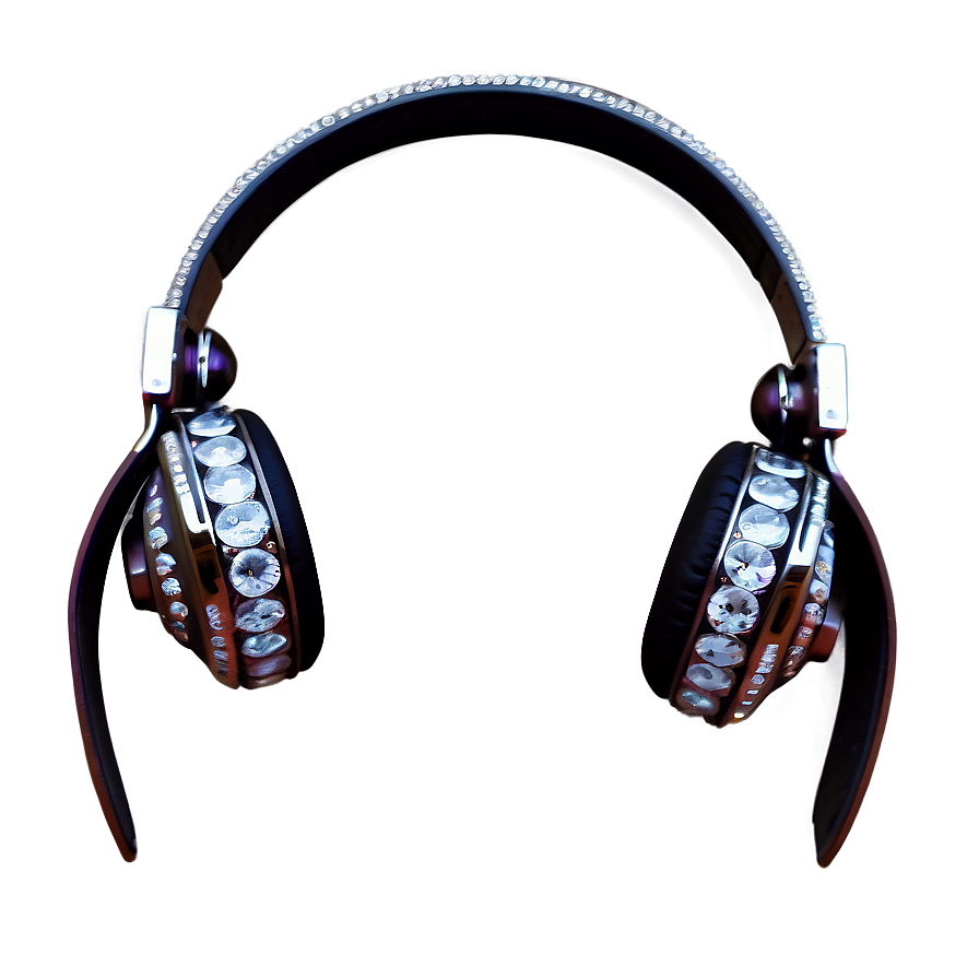 Headphones With Diamond Bling Png 05042024 PNG Image