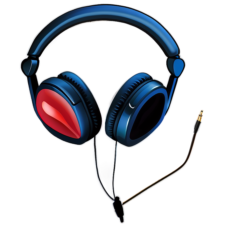 Headphones With Heart Design Png Eqi76 PNG Image