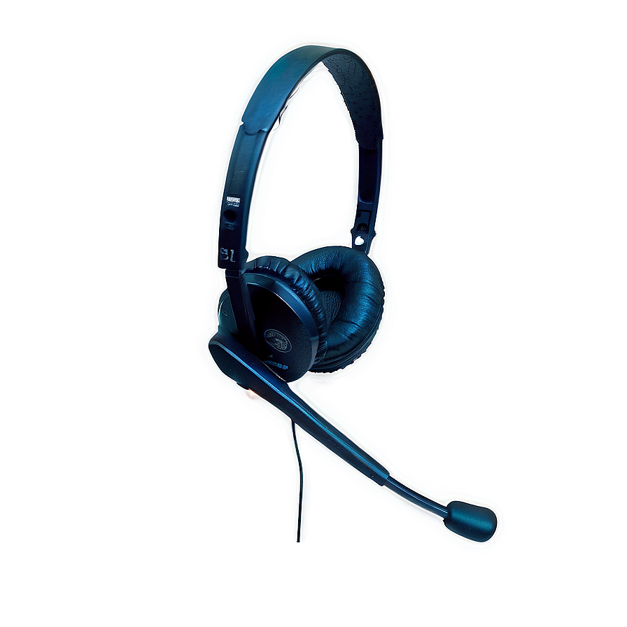 Headset With Mic B PNG Image