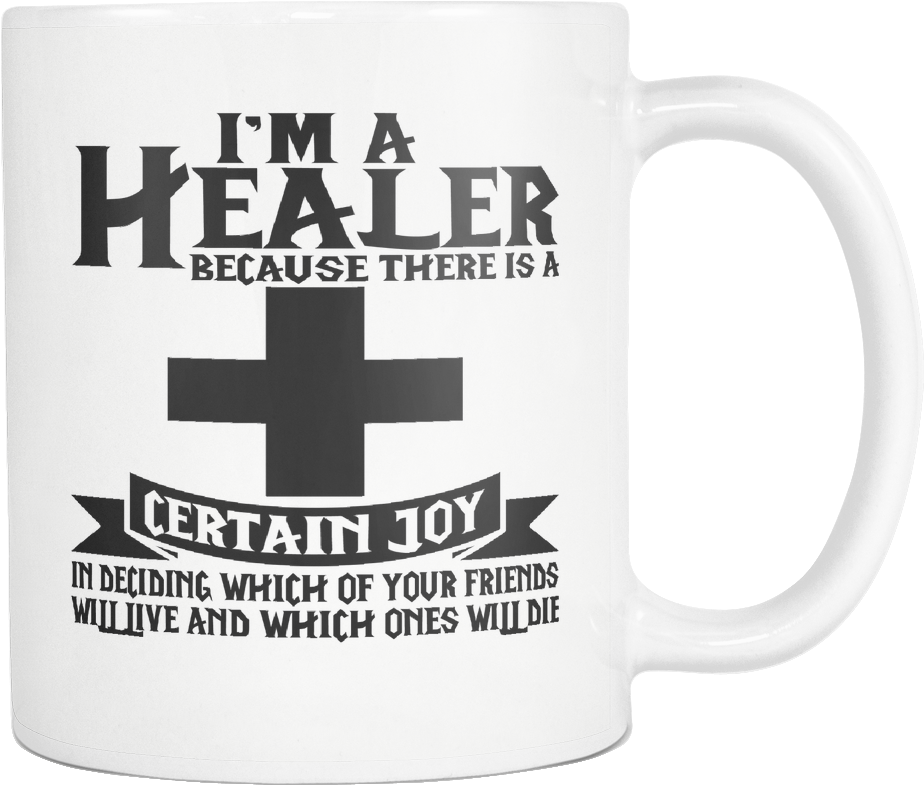 Healer Joy Mug Print PNG Image