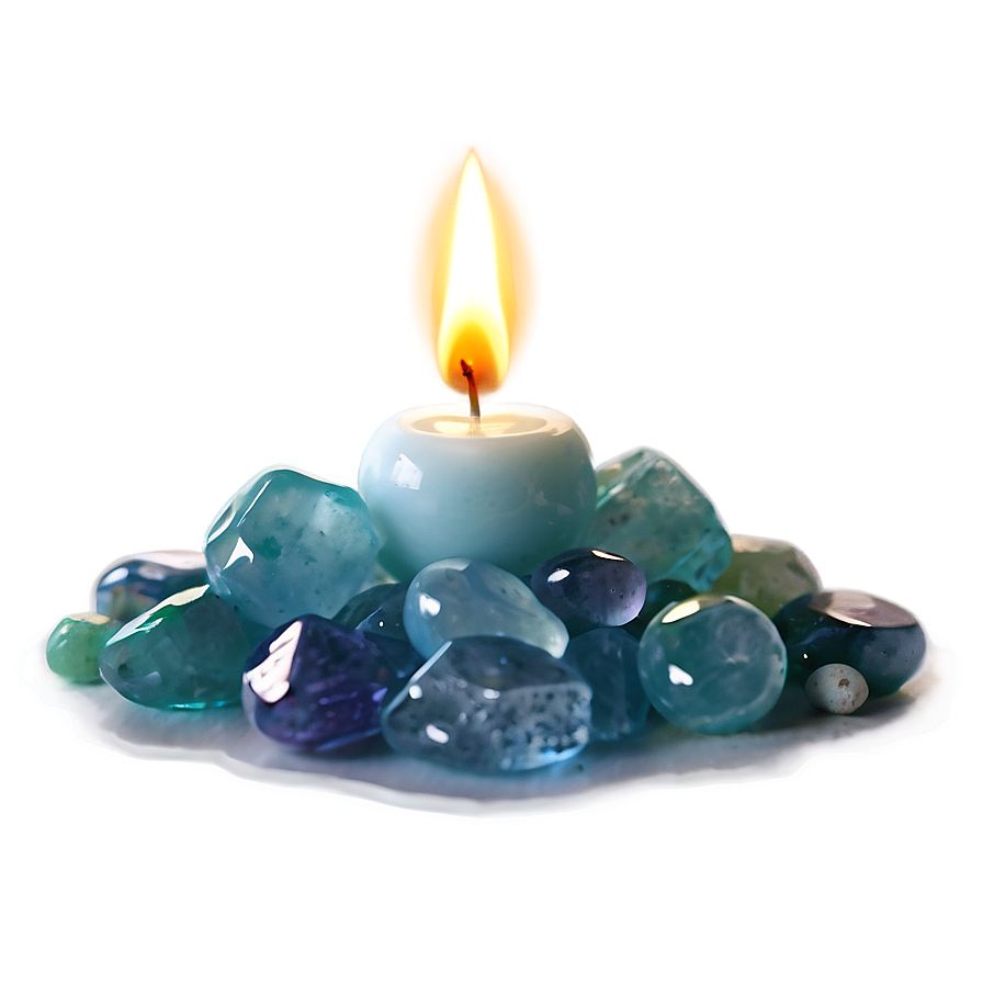 Healing Crystal Candle Png Rpb52 PNG Image