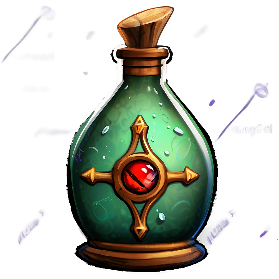 Healing Potion Bottle Png Gah85 PNG Image