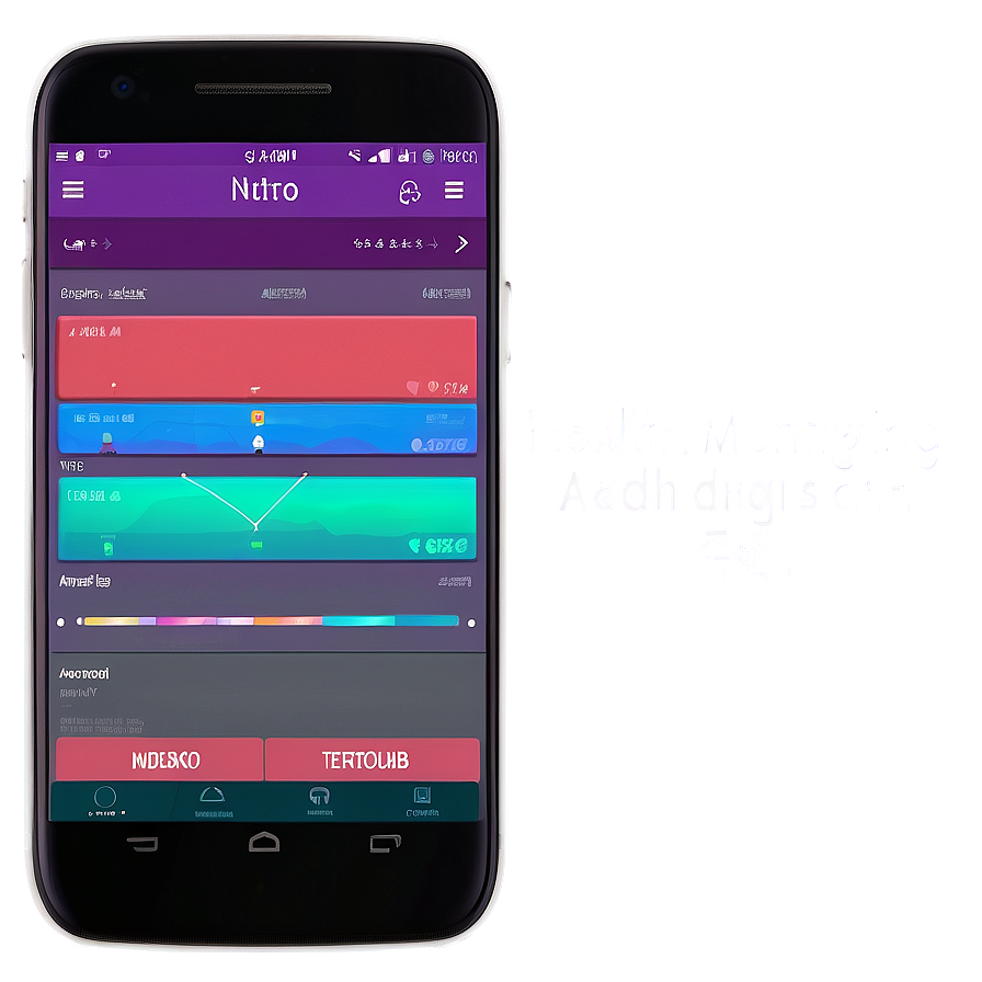 Health Monitoring App Display Png Wad PNG Image