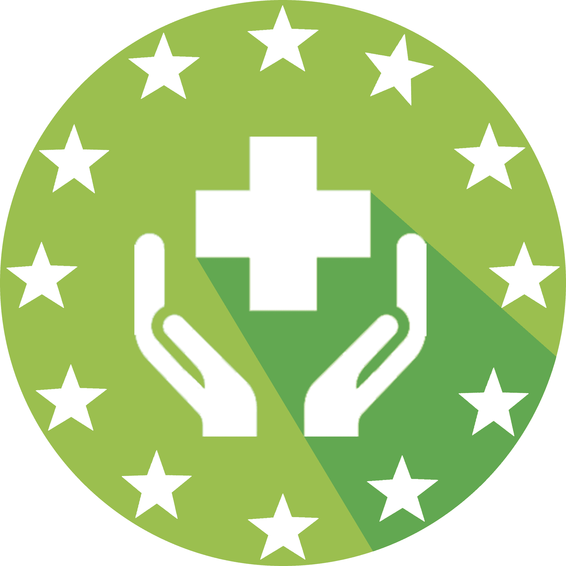 Healthcare Symbol Green Circle PNG Image