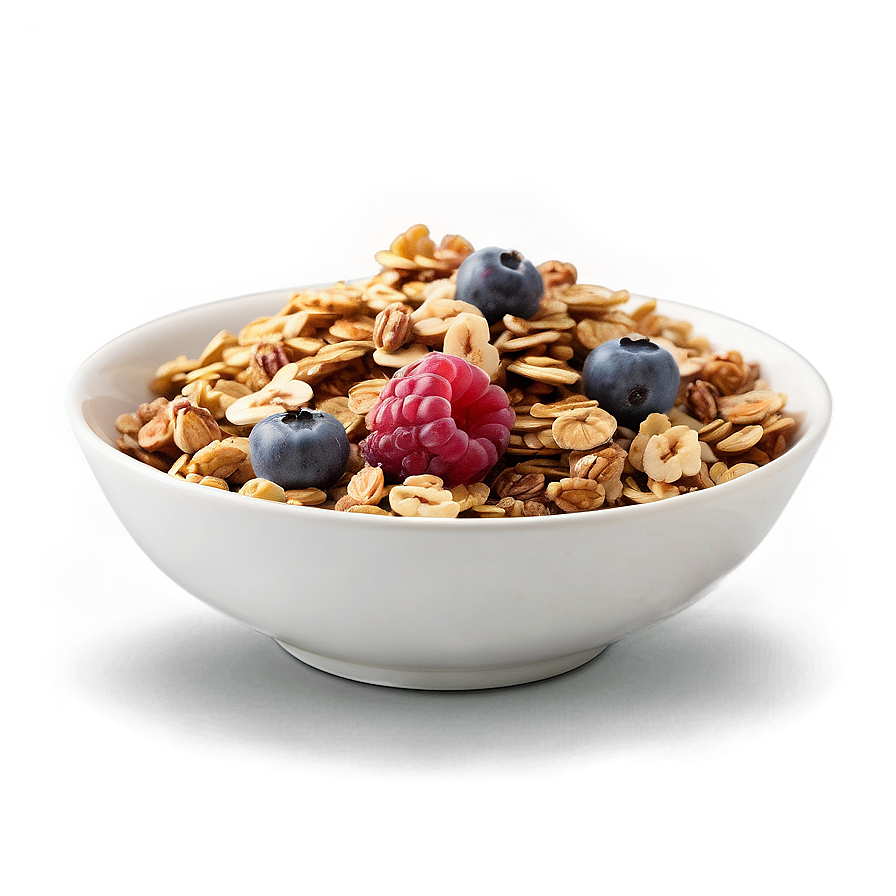 Healthy Granola Bowl Png Noh PNG Image