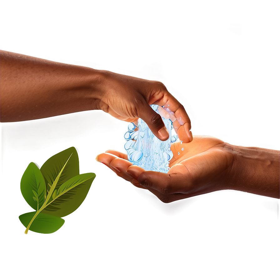 Healthy Habits Hand Washing Png Qaq PNG Image