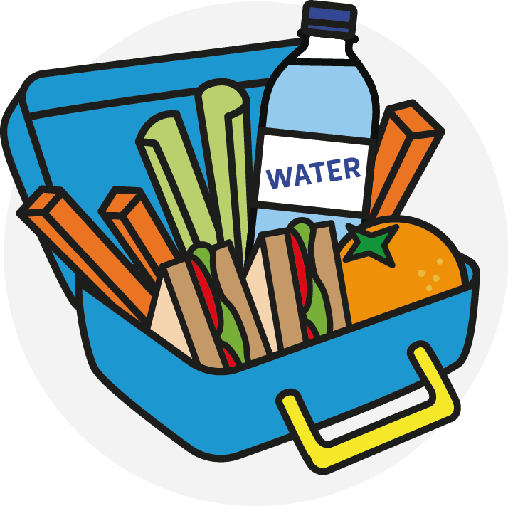 Healthy Lunchbox Illustration PNG Image