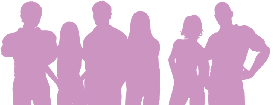 Healthy Relationship Concept Silhouette PNG Image