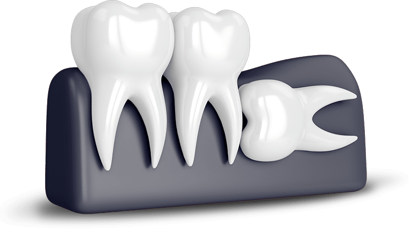 Healthy Teeth Representation PNG Image