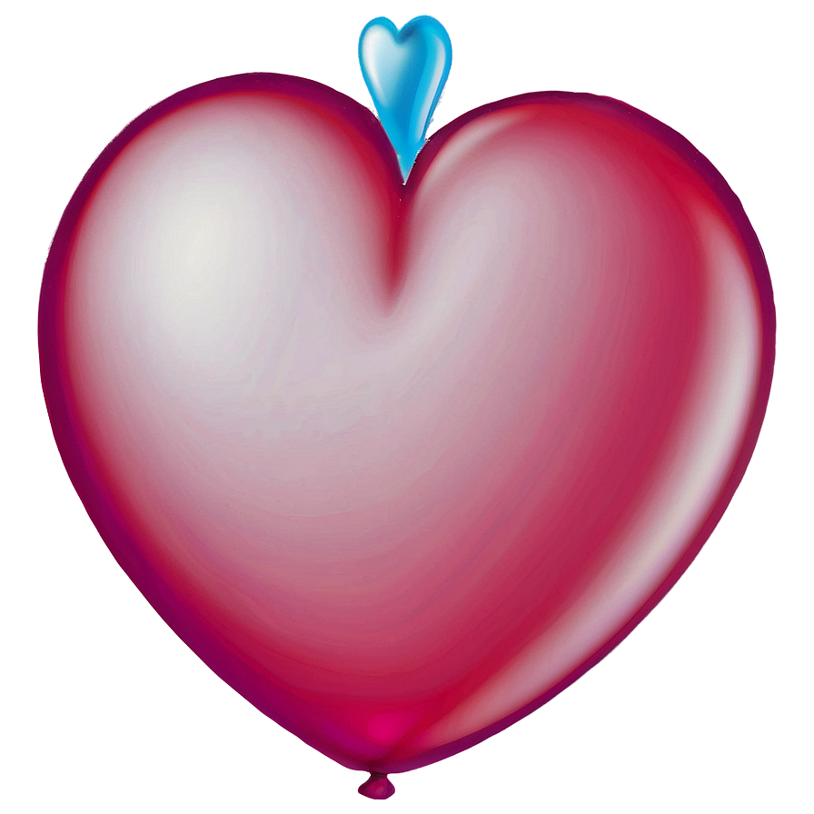 Heart Balloon Emoji Png Graphic 8 PNG Image