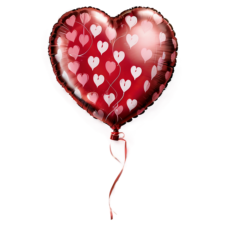 Heart Balloon Gift Png Djc PNG Image