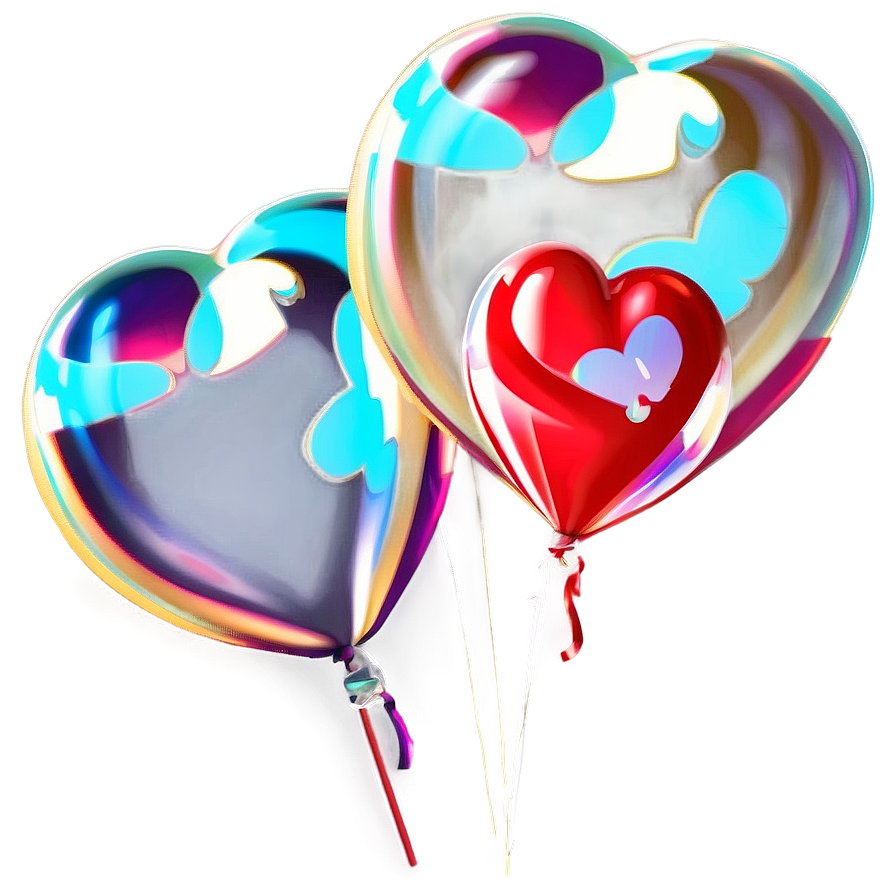 Heart Balloon Illustration Png 06212024 PNG Image