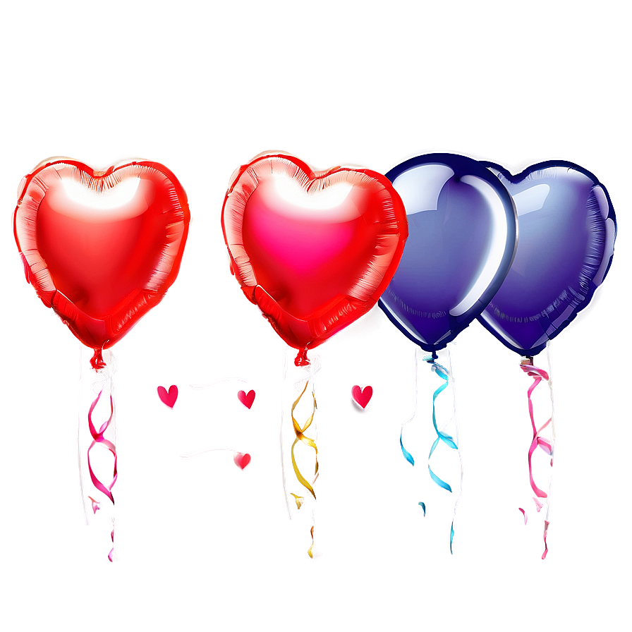 Heart Balloon Party Png Ohh PNG Image