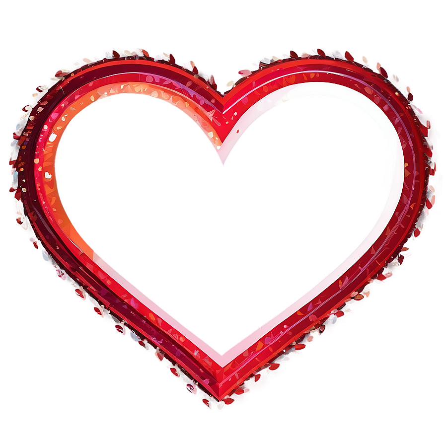 Heart Border Clipart Png Qyj76 PNG Image