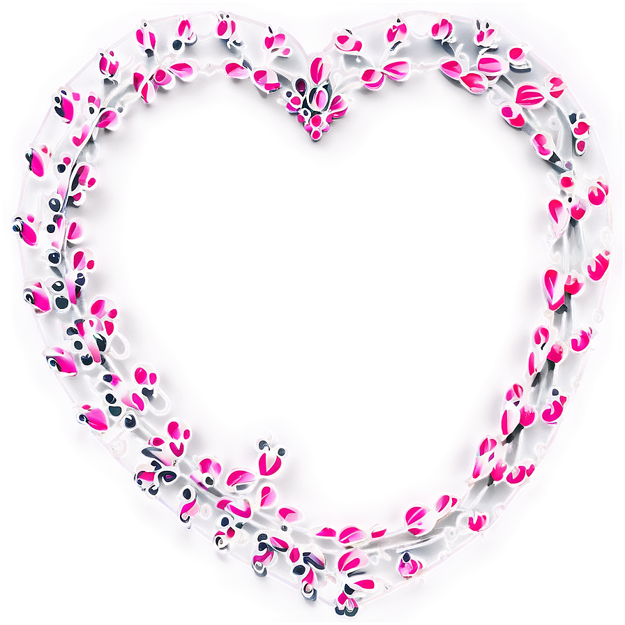 Heart Border For Scrapbooking Png 12 PNG Image