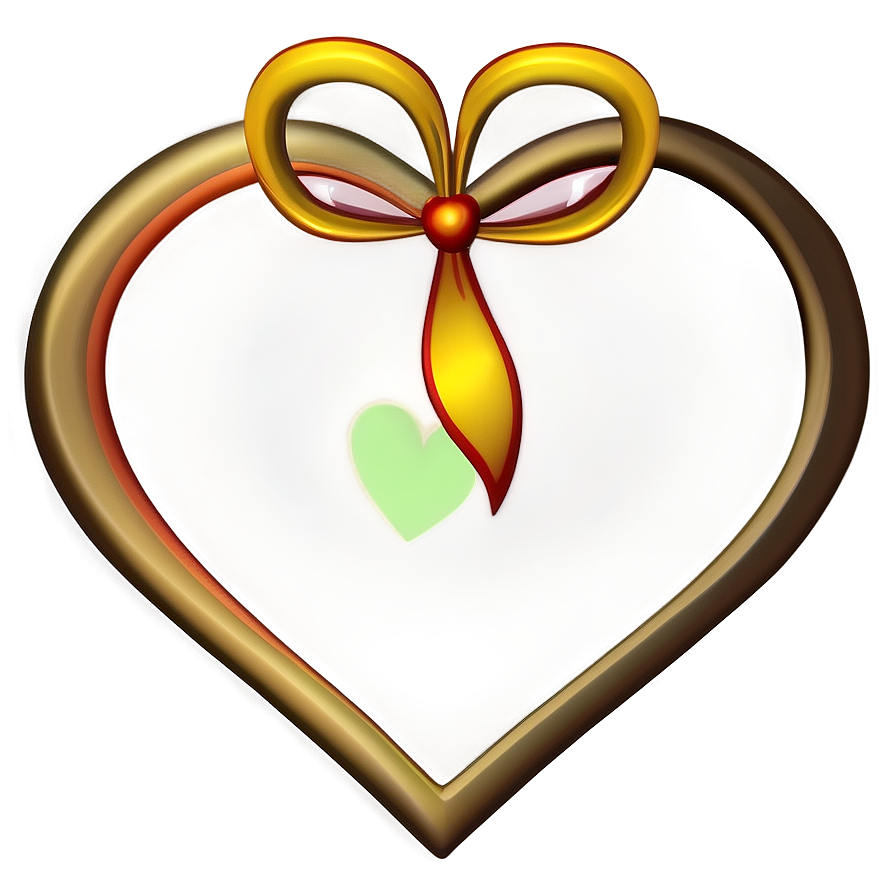 Heart Clipart Border Frame Png Yhi PNG Image