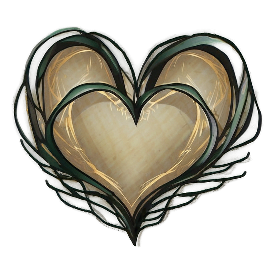 Heart Drawing Simple Png Xin51 PNG Image