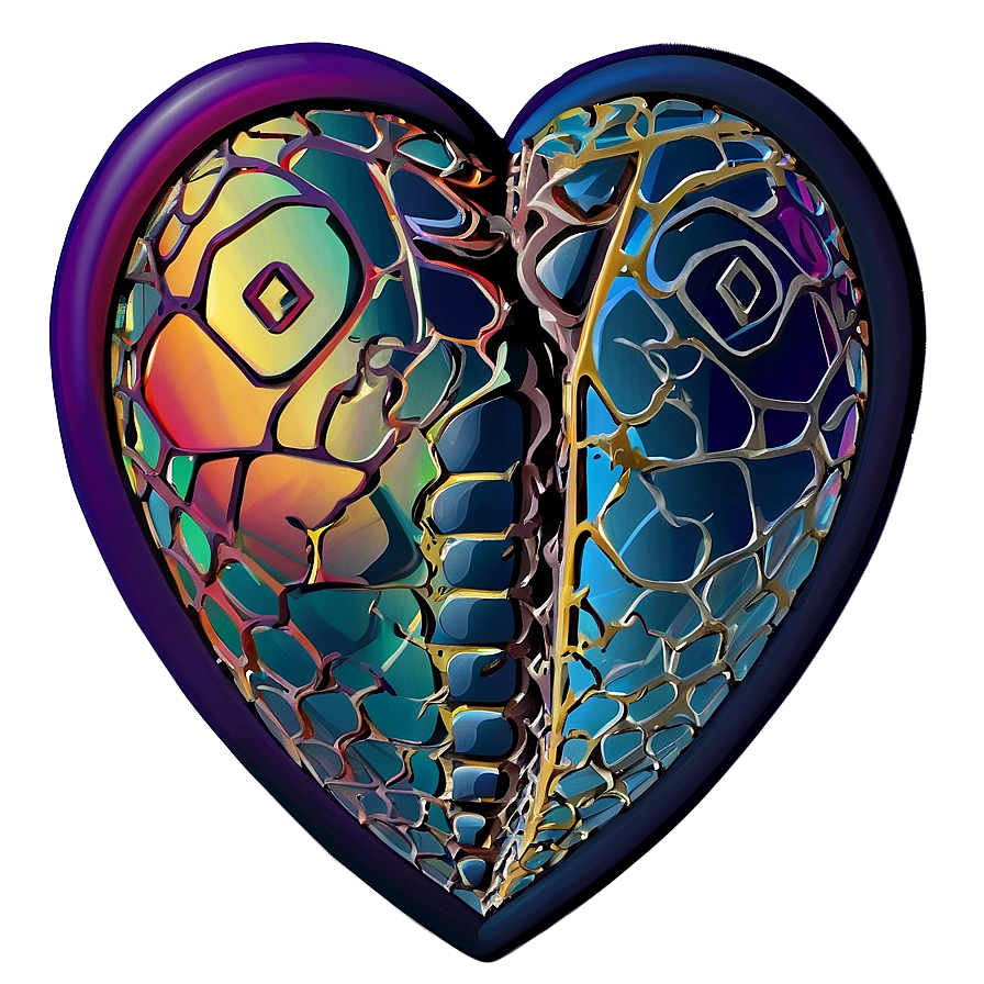 Heart Graphic Drawing Png Euf PNG Image