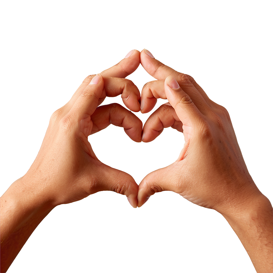 Heart Hands Together Png Tlk PNG Image