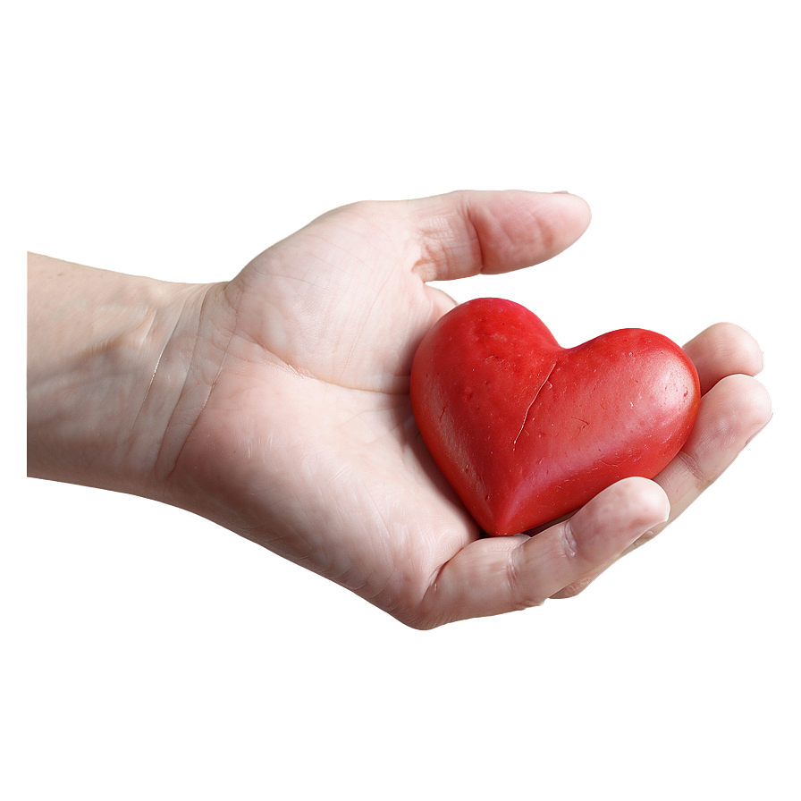 Heart In Hand Symbol Png D PNG Image