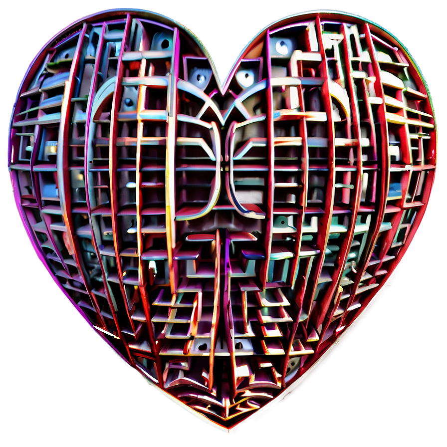 Heart Maze Puzzle Png 87 PNG Image