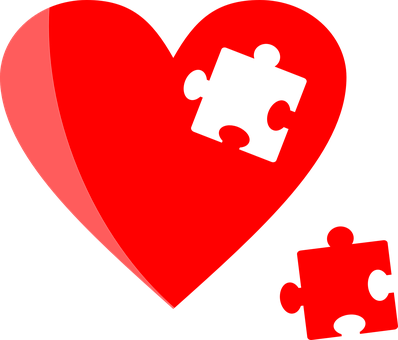 Heart Puzzle Piece Missing PNG Image