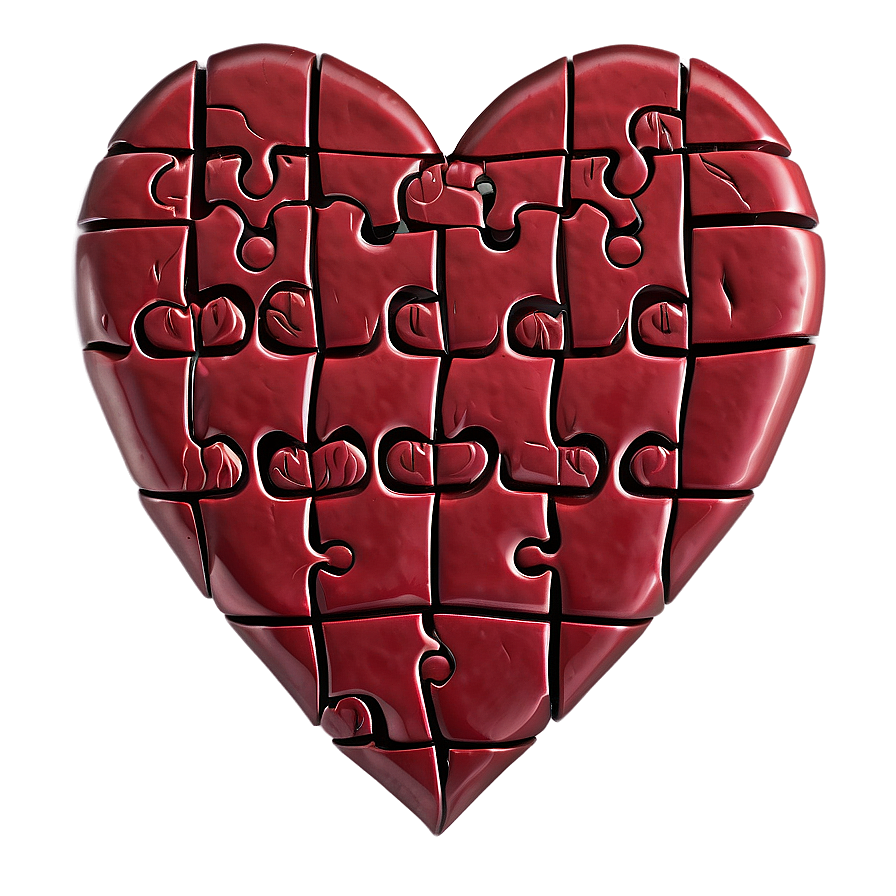 Heart Puzzle Piece Png A PNG Image