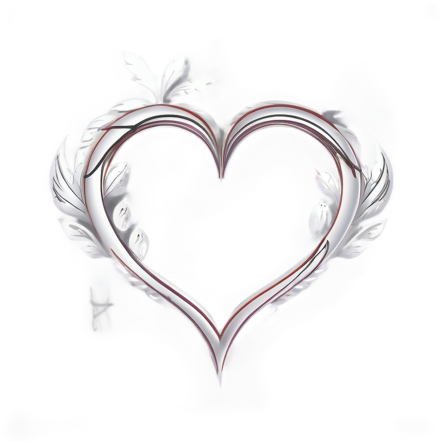 Heart Shape Sketch Png 66 PNG Image