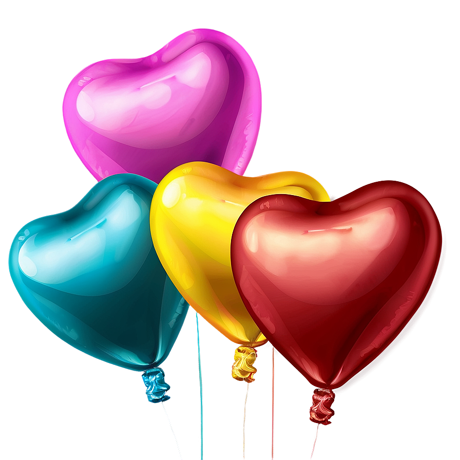 Heart Shaped Balloon Png 06212024 PNG Image