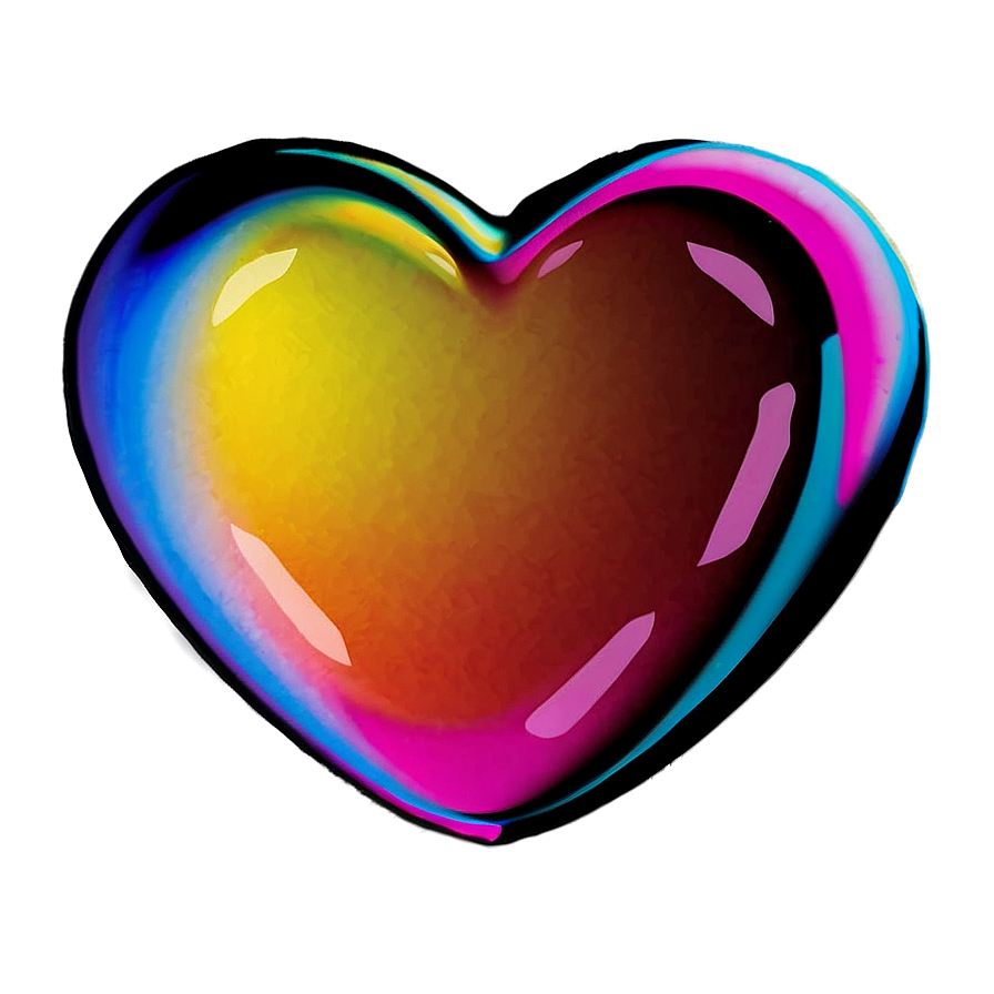 Heart Shaped Bubble Png A PNG Image