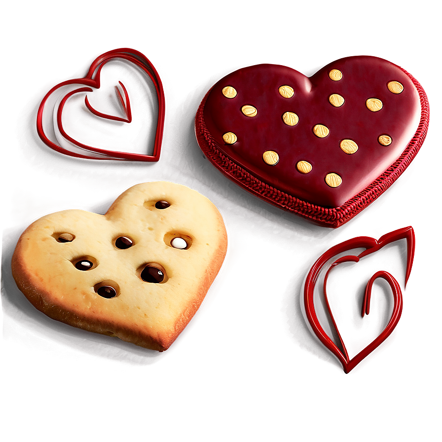 Heart Shaped Cookies Png A PNG Image