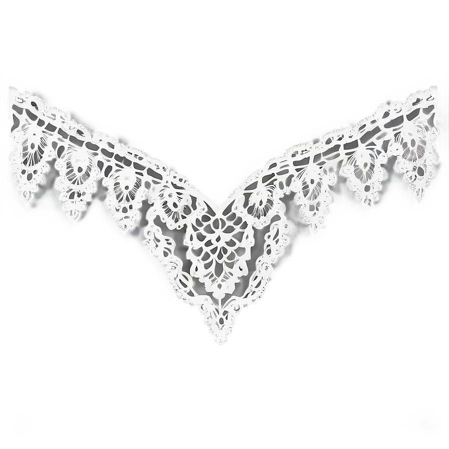 Heart-shaped Doily Png 06122024 PNG Image