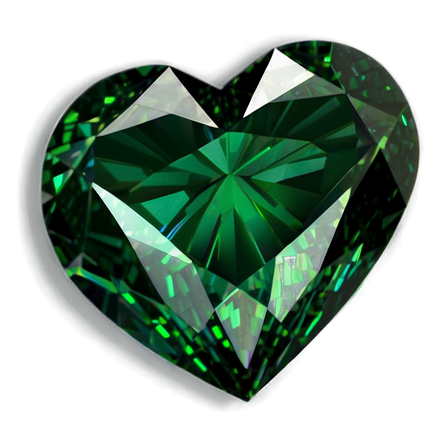 Heart-shaped Emerald Png Igr PNG Image