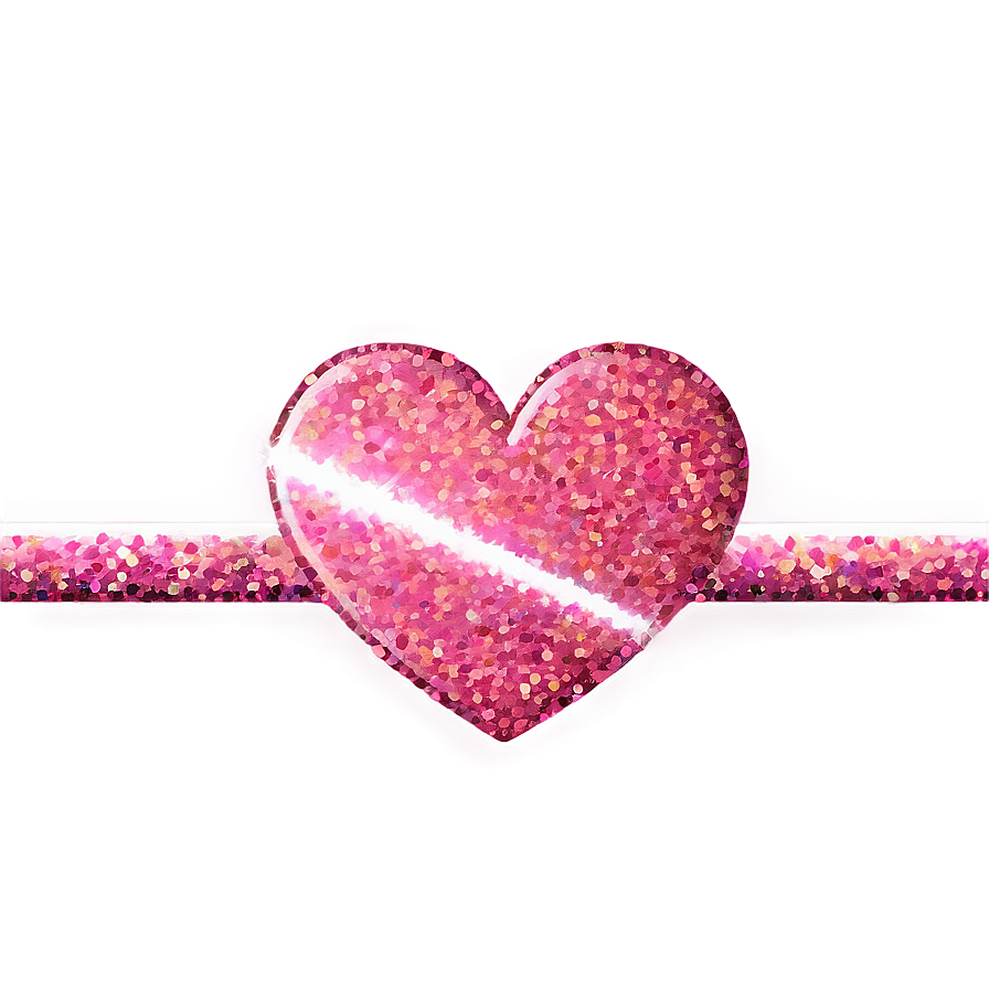 Heart-shaped Glitter Line Png 66 PNG Image