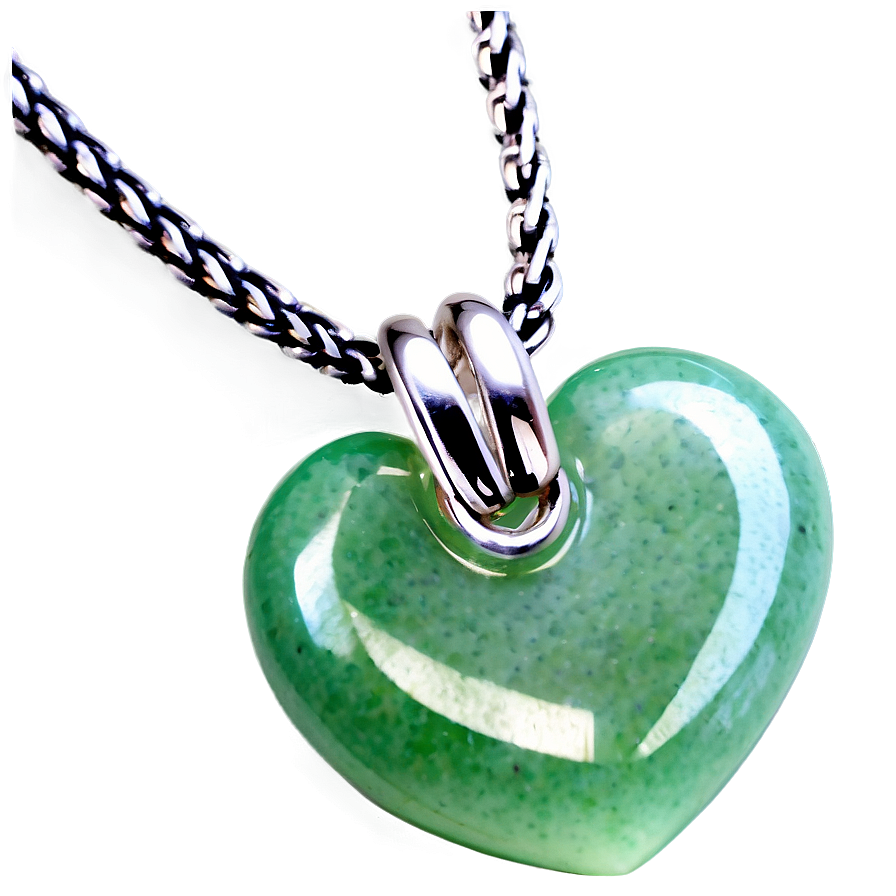 Heart-shaped Jade Pendant Png 97 PNG Image