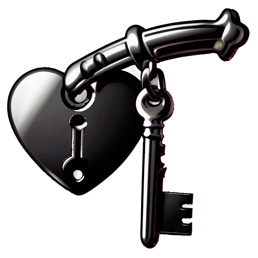 Heart Shaped Keys Png 24 PNG Image