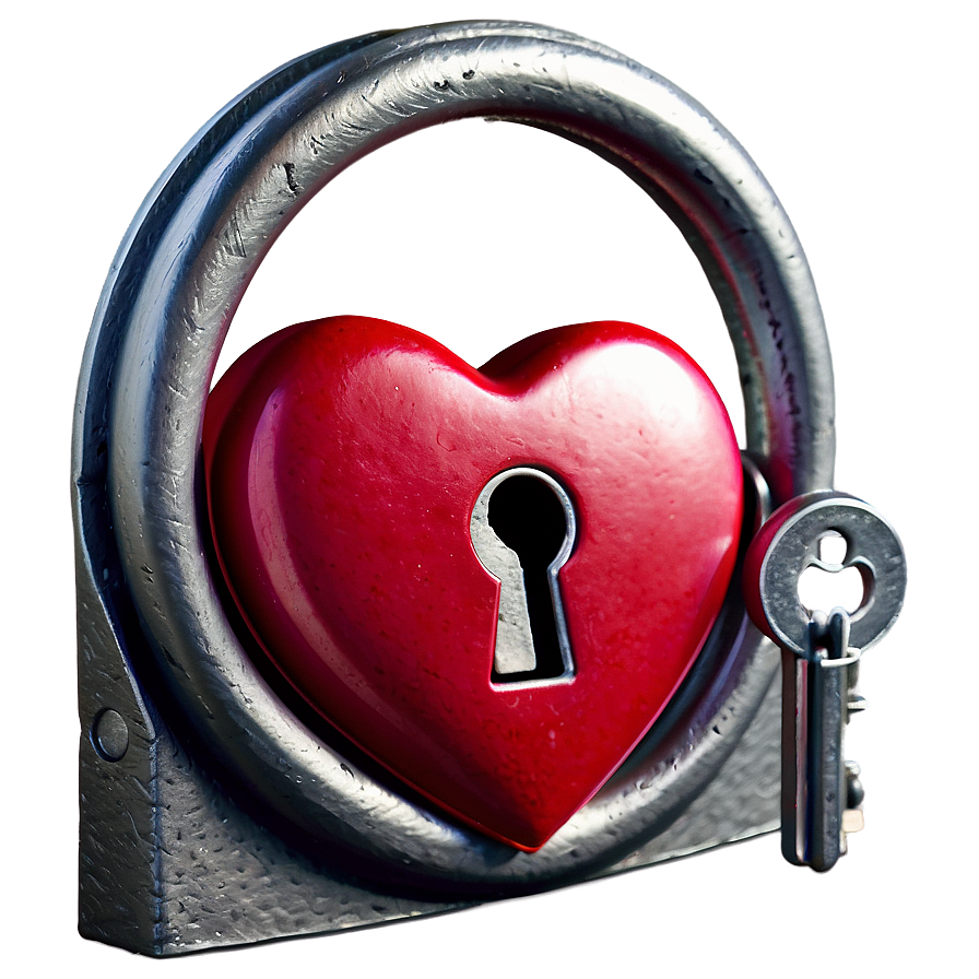 Heart Shaped Lock Png 05242024 PNG Image