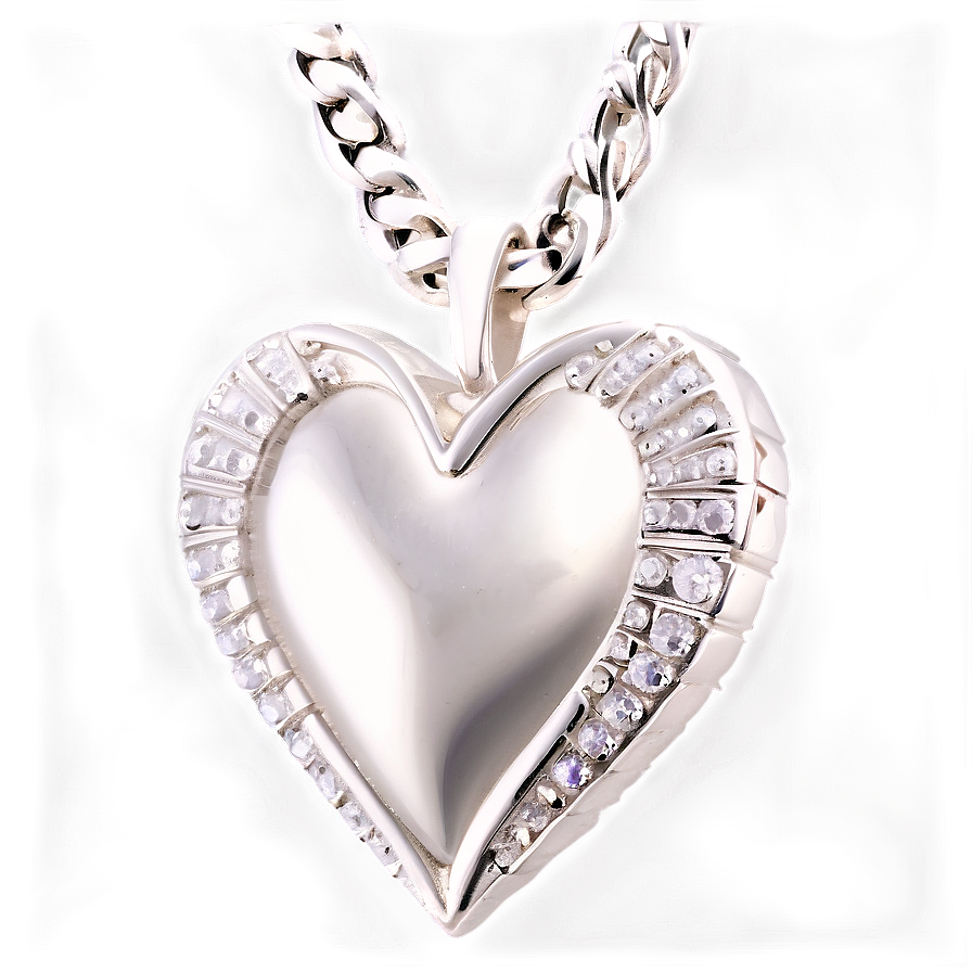 Heart Shaped Pendant Png Knx74 PNG Image