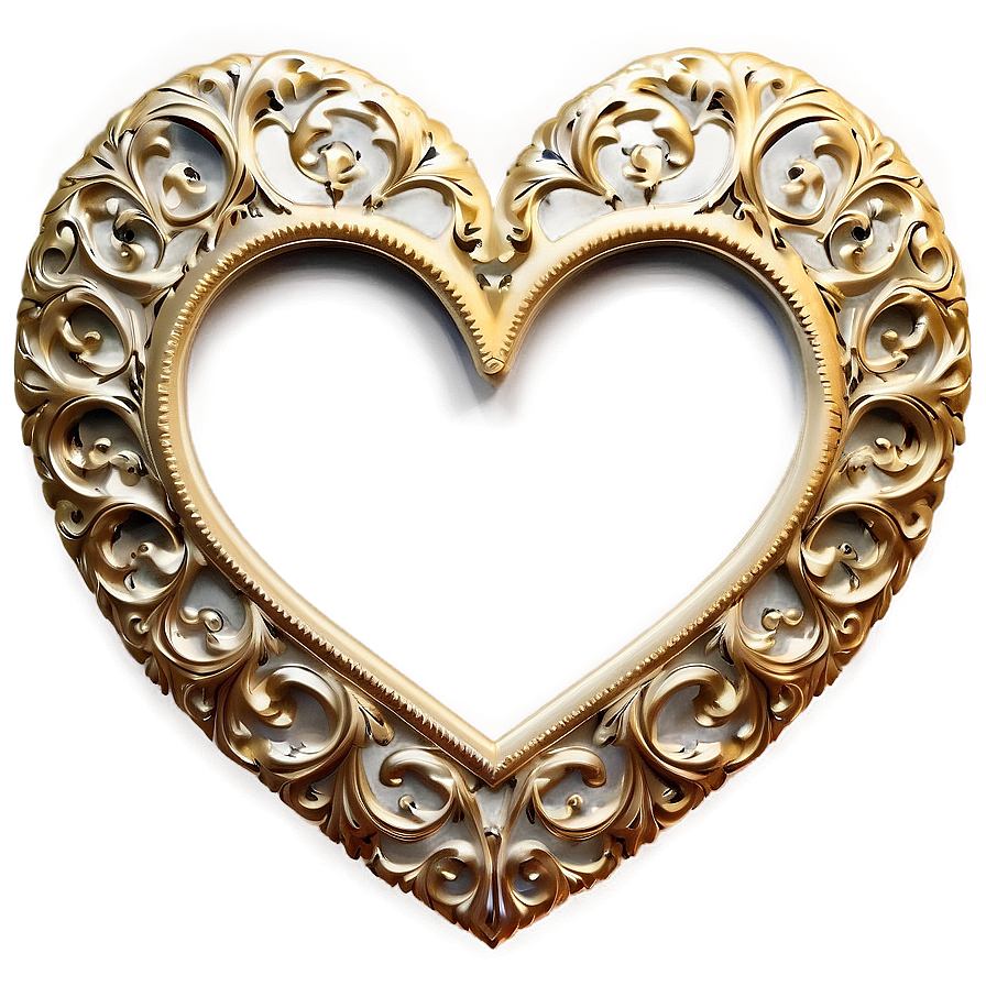 Heart Shaped Picture Frame Png 05042024 PNG Image