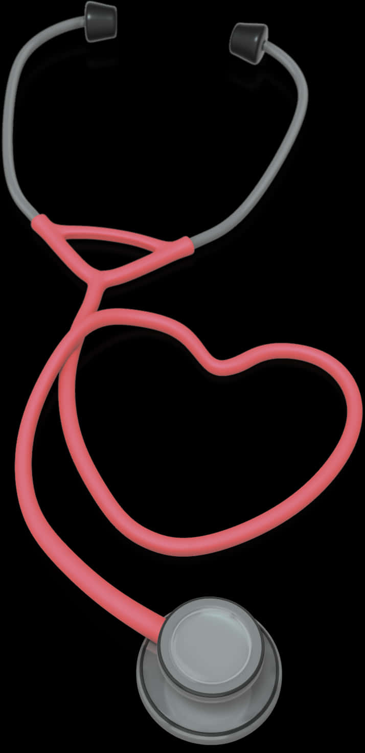 Heart Shaped Stethoscope PNG Image