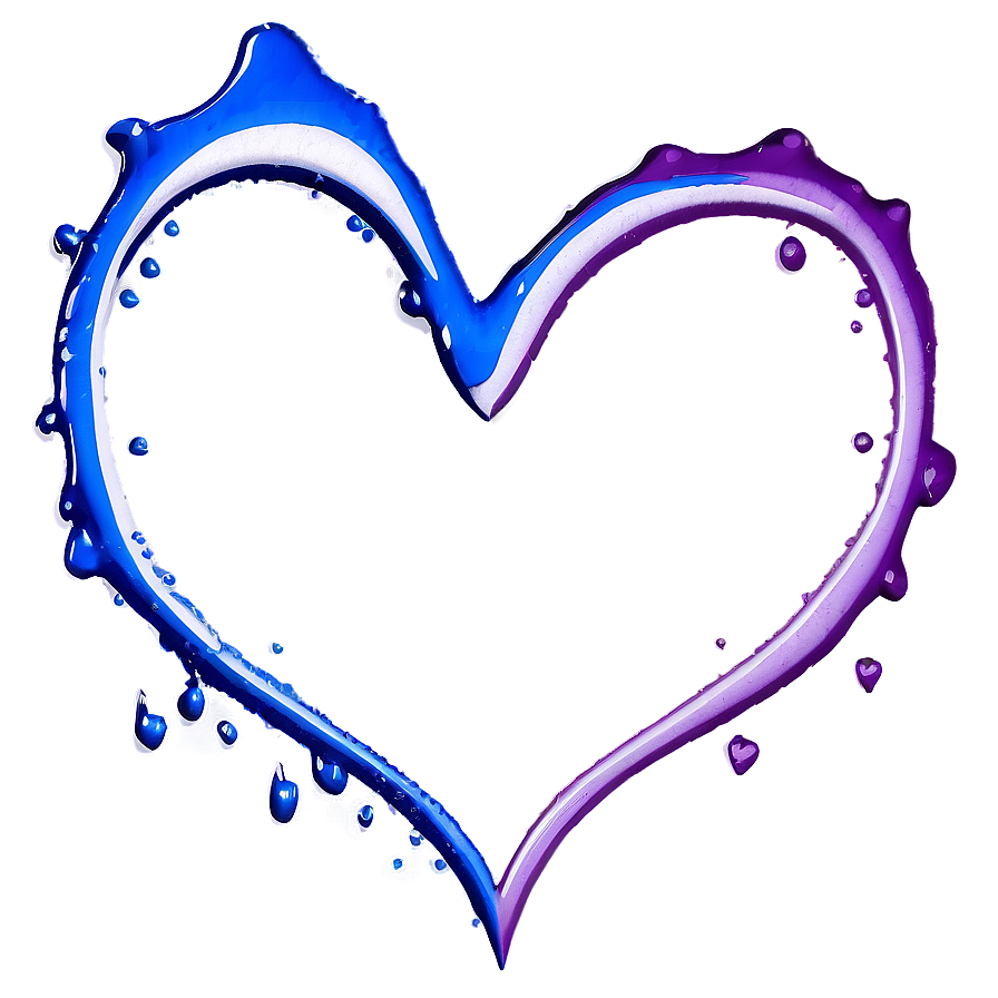 Heart Splash Overlay Png Nta PNG Image