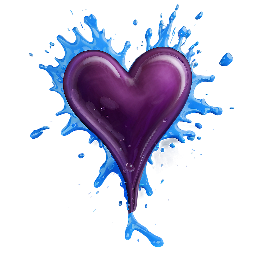 Heart Splash Png Ten PNG Image