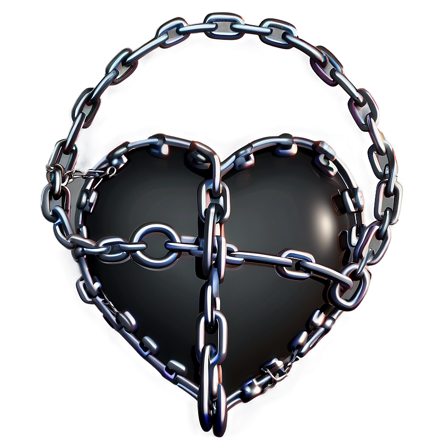 Heart With Chains Png 41 PNG Image