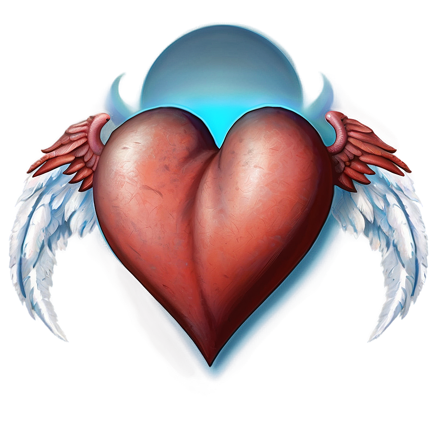 Heart With Wings Png C PNG Image