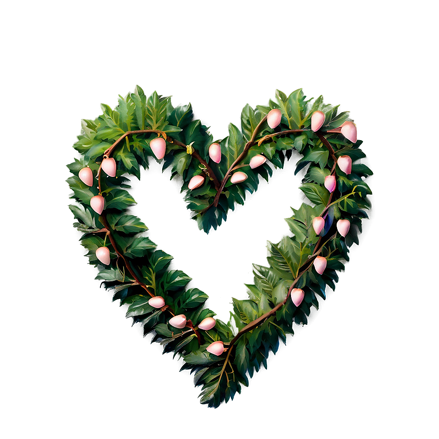 Heart Wreath Overlay Png Cmp42 PNG Image