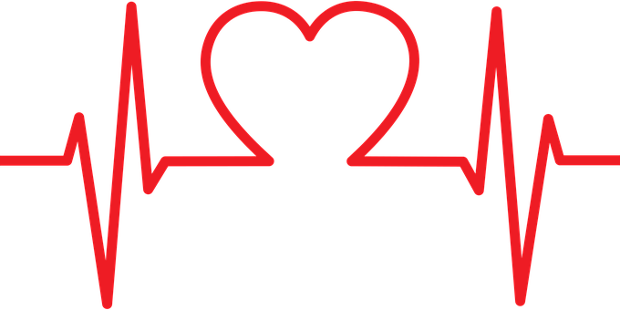 Heartbeat Electrocardiogram Graphic PNG Image