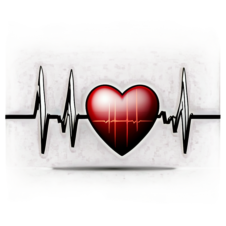 Heartbeat Line Illustration Png 54 PNG Image