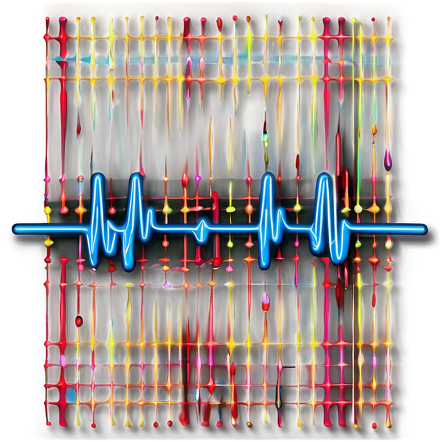 Heartbeat Line With Crosshatch Texture Png Igo61 PNG Image