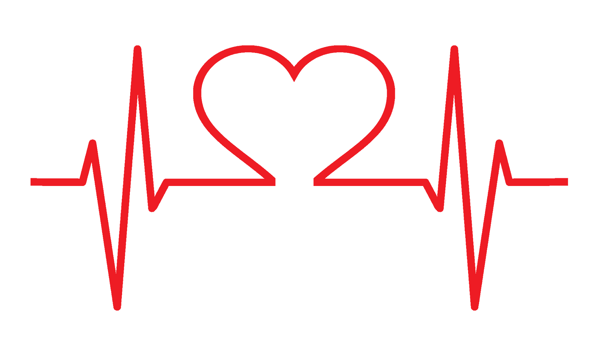 Heartbeat Love Graphic PNG Image